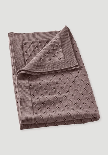 Baby knitted blanket made of pure organic merino wool Baby knitted blanket made of pure organic merino wool