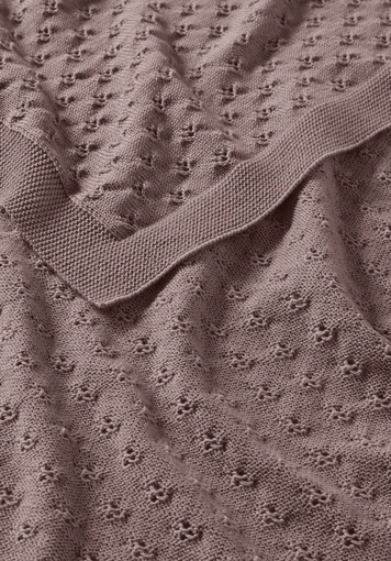 Baby Strickdecke aus reiner Bio-Merinowolle - 1