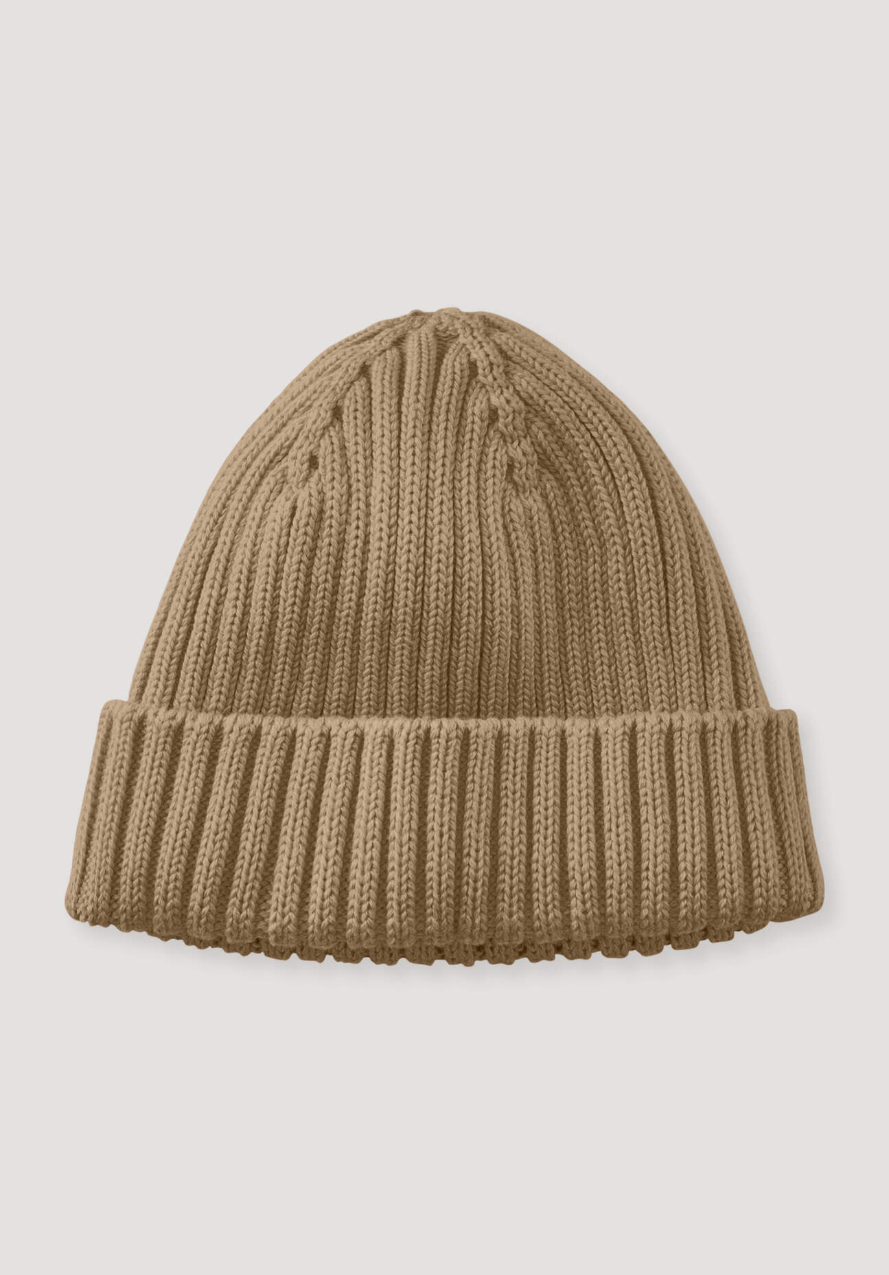 hessnatur Baby Strickmütze aus Bio-Baumwolle - braun Grösse41/43