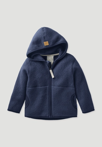 Fleece jacket made of pure organic cotton Fleece jacket made of pure organic cotton