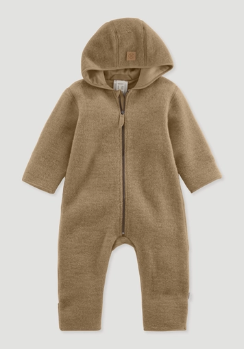 Wool fleece overall made from pure organic merino wool Wool fleece overall made from pure organic merino wool