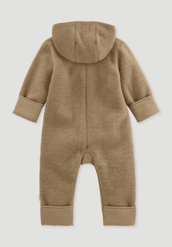 Wool fleece overall made from pure organic merino wool - 1