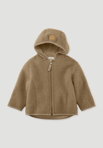 Wollfleece Jacke aus reiner Bio-Merinowolle - 0