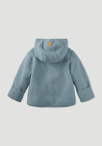 Wool fleece jacket made from pure organic merino wool - 1