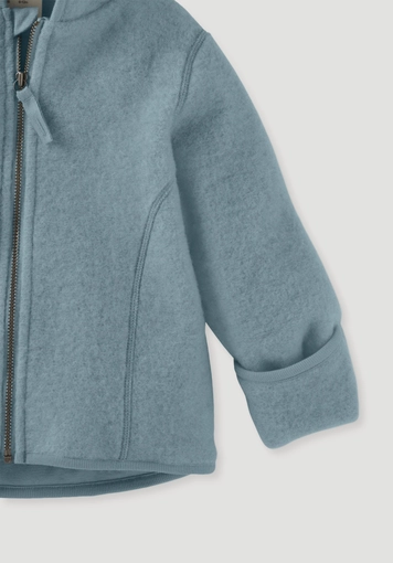 Wool fleece jacket made from pure organic merino wool - 2
