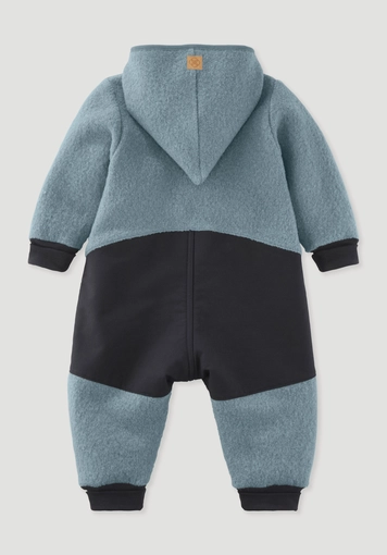 Wool walk overall made of organic merino wool with softshell - 1