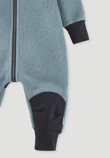 Wool walk overall made of organic merino wool with softshell - 2