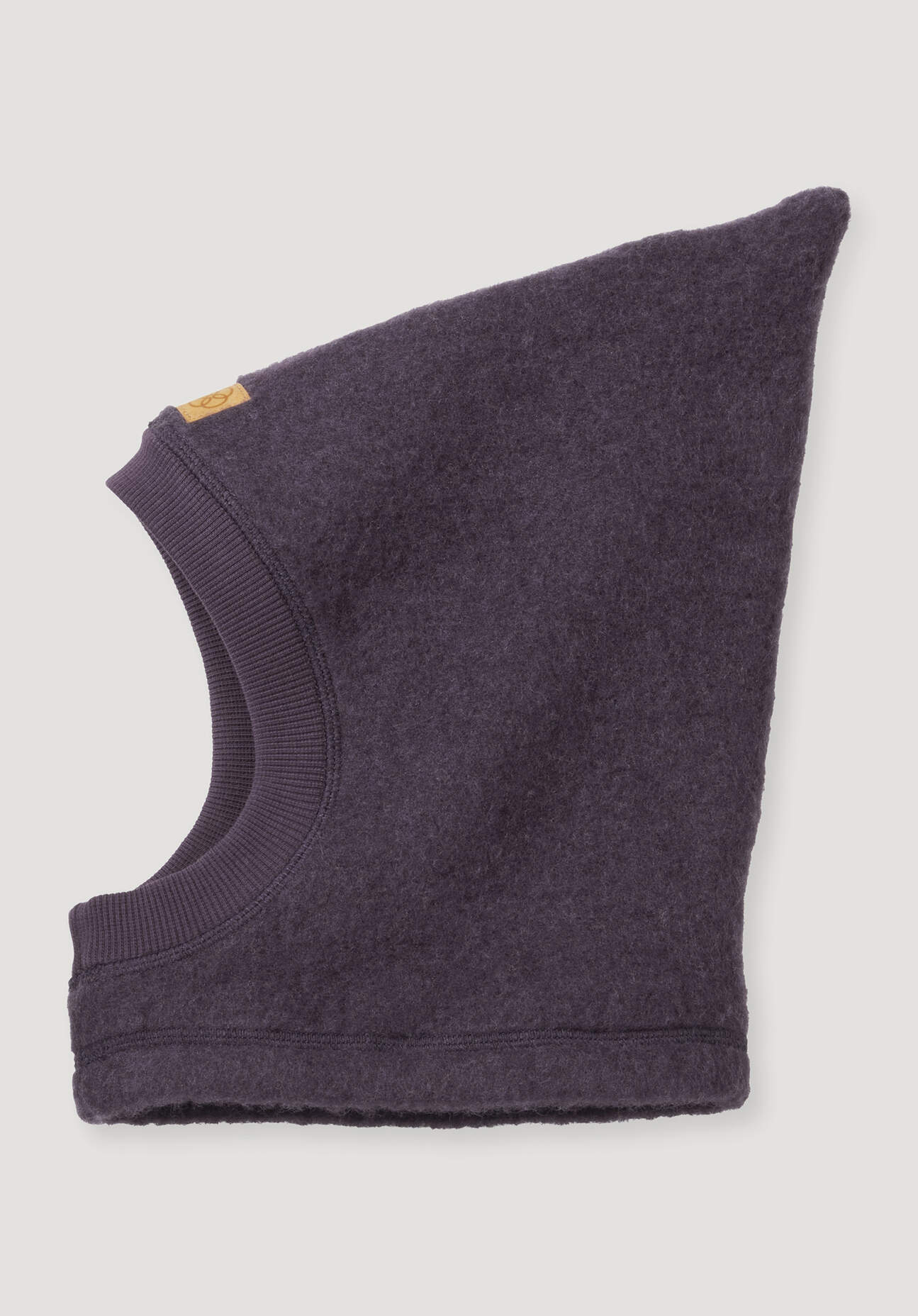 hessnatur Baby Wollfleece Mütze aus Bio-Merinowolle - lila - Größe 41/43