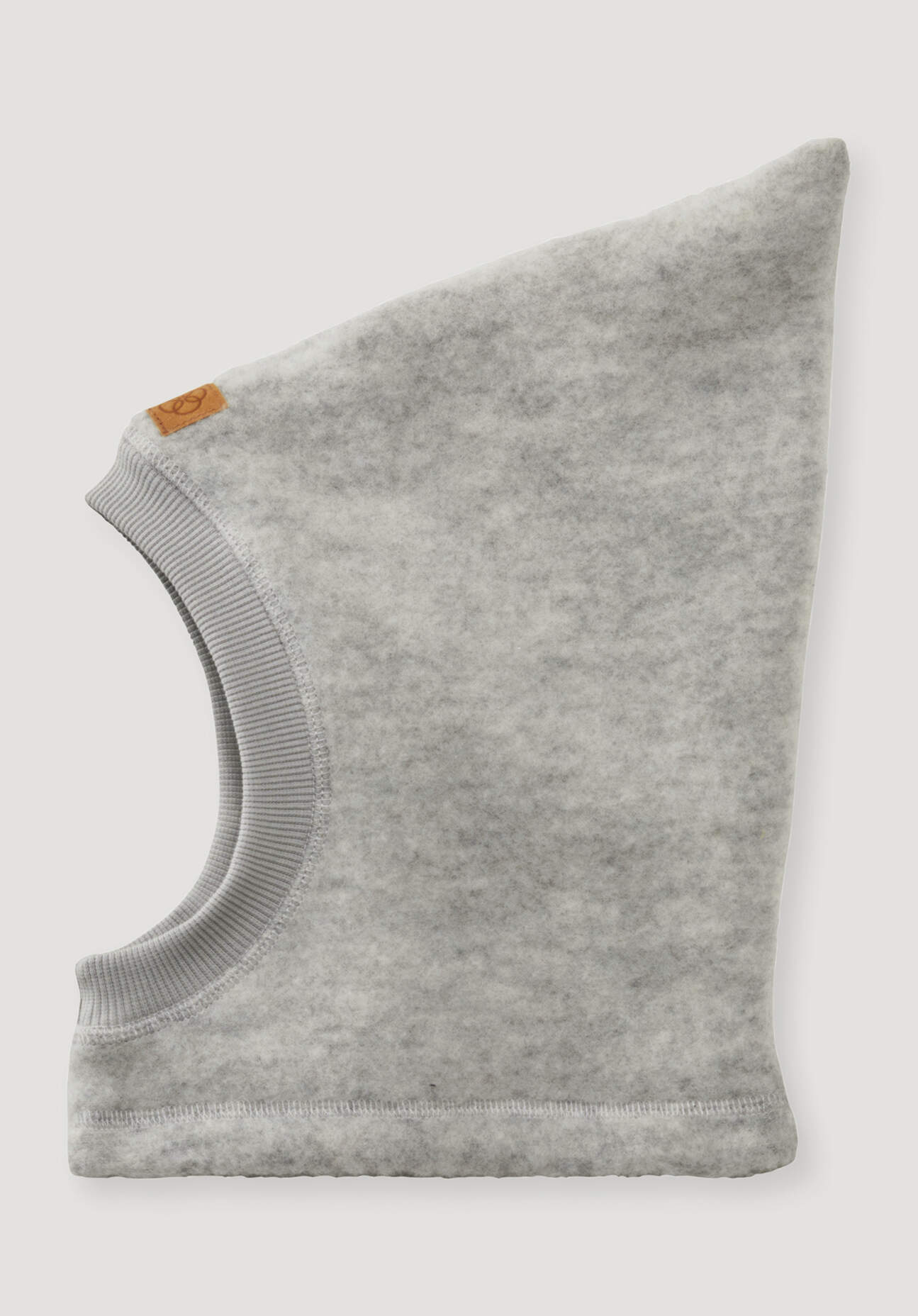 hessnatur Baby Wollfleece Mütze aus Bio-Merinowolle - grau - Größe 49/51
