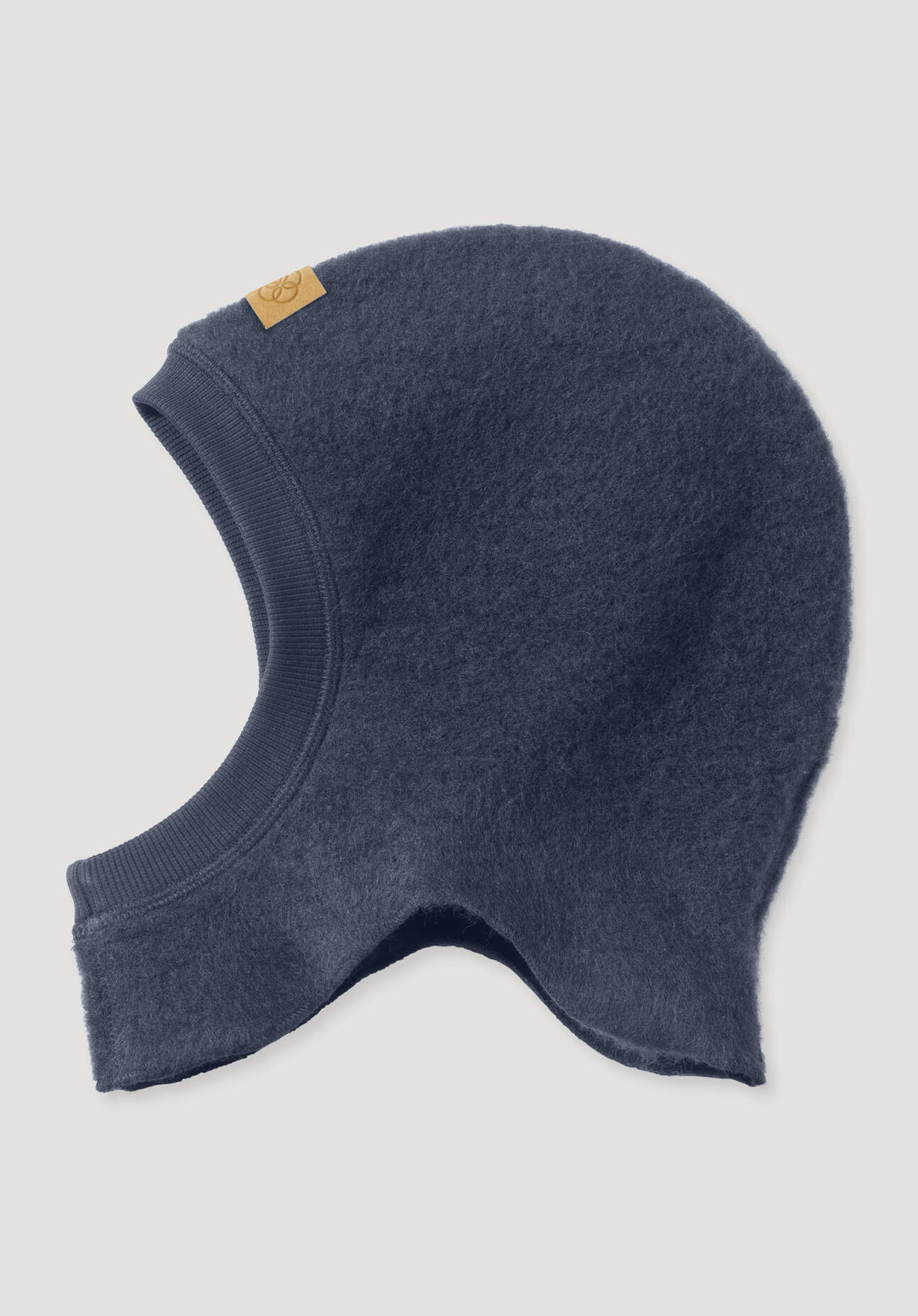 hessnatur Baby Wollfleece Mütze aus Bio-Merinowolle - blau - Größe 49-51 cm Kopfumfang