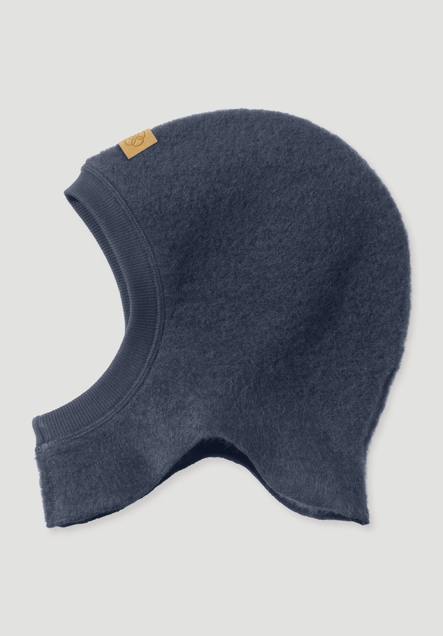 Wool fleece hat made from pure organic merino wool