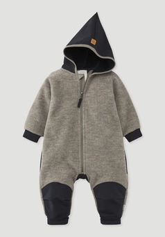 Wollfleece Overall aus Bio-Merinowolle mit Softshell