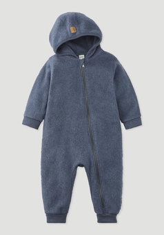 Soft fleece overall made from pure organic cotton