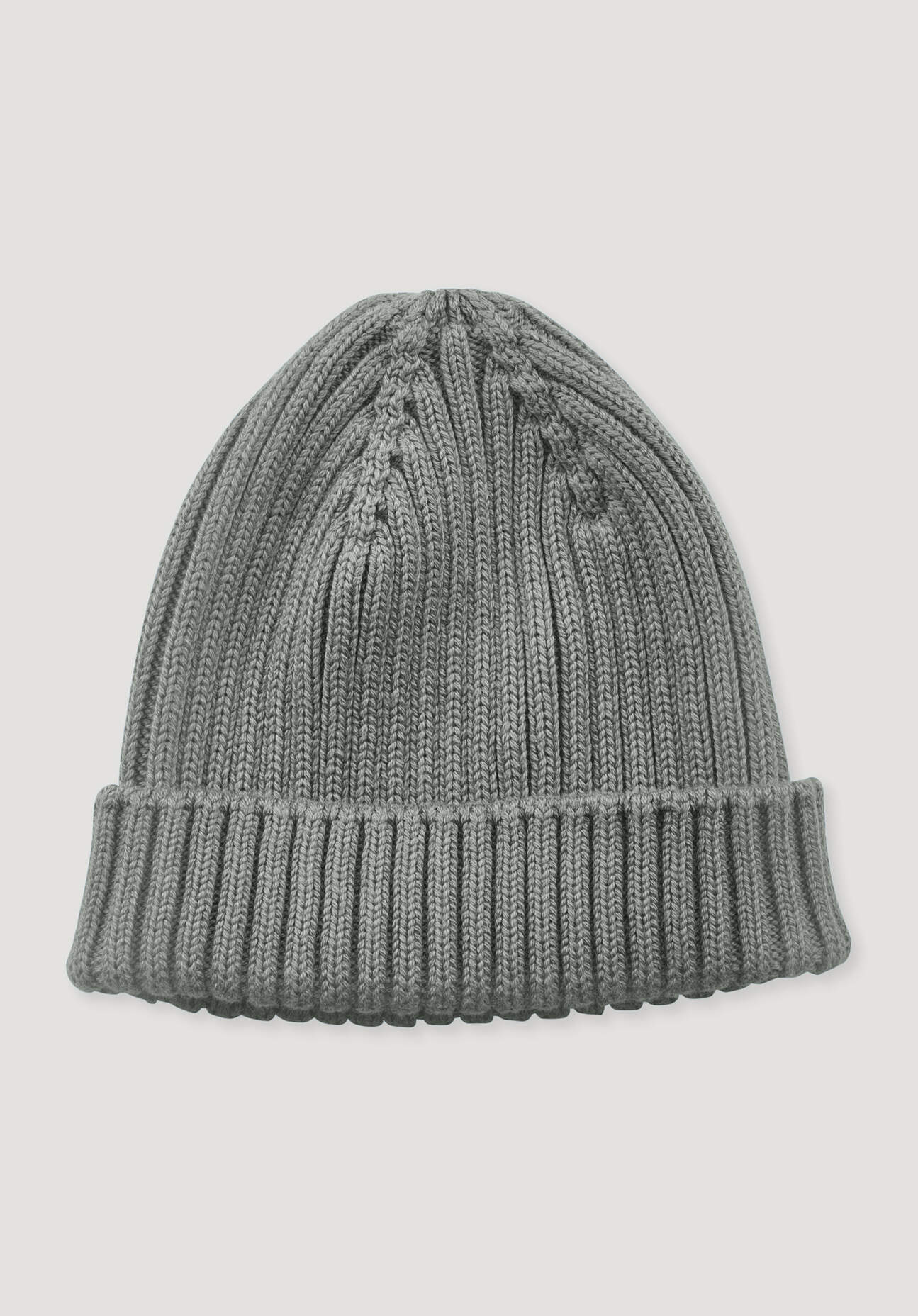 hessnatur Baby Strickmütze aus Bio-Baumwolle - blau Grösse41/43