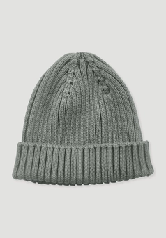 Strickmütze aus reiner Bio-Baumwolle
