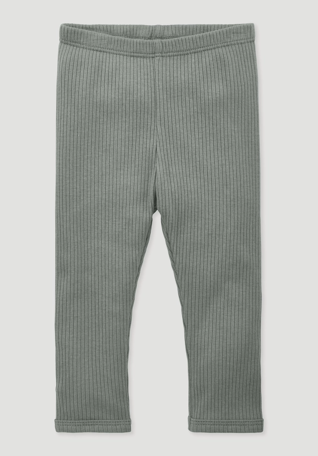 Organic cotton trousers with organic merino wool