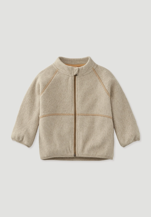 Softfleece Jacke aus reiner Bio-Baumwolle