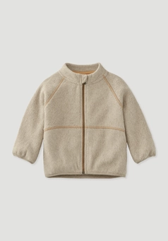 Softfleece Jacke aus reiner Bio-Baumwolle