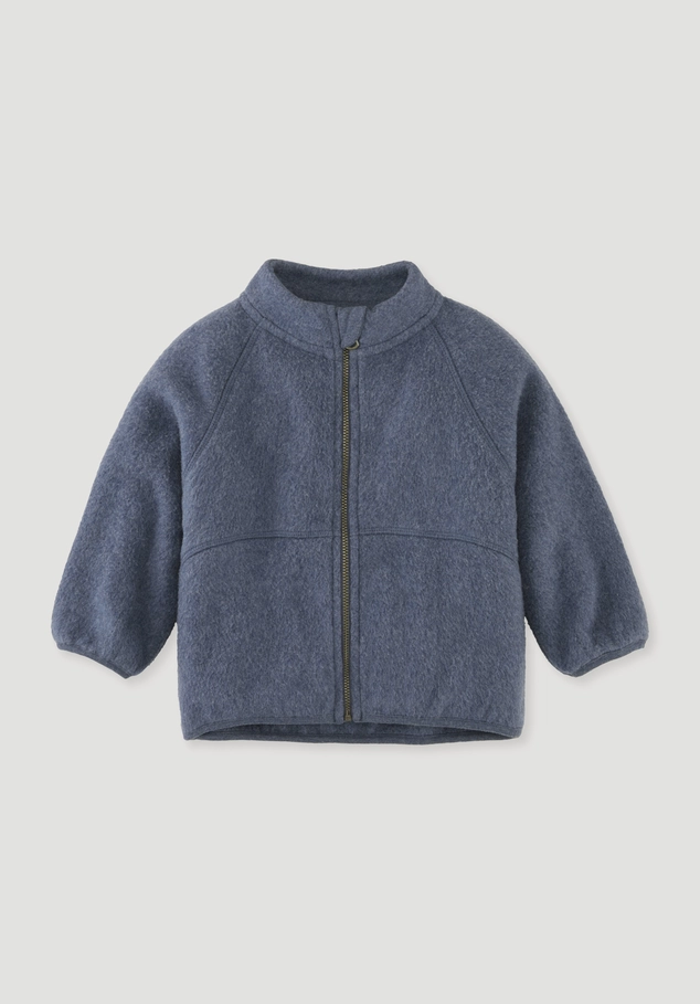 Softfleece Jacke aus reiner Bio-Baumwolle