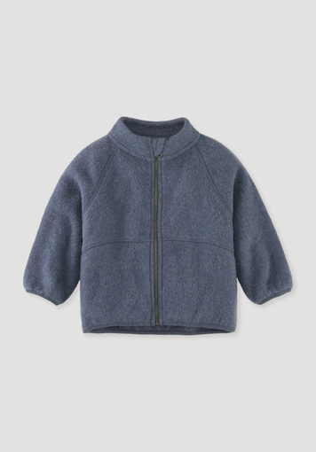 Soft fleece jacket made from pure organic cotton Soft fleece jacket made from pure organic cotton