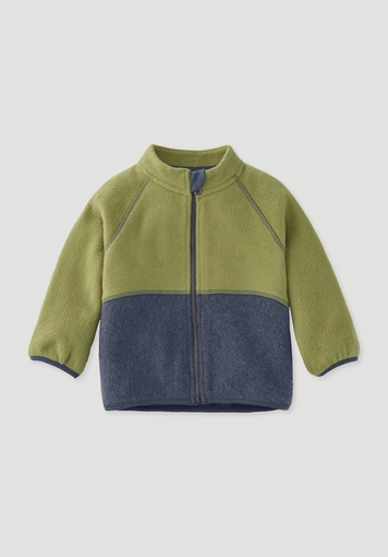Soft fleece jacket made from pure organic cotton Soft fleece jacket made from pure organic cotton