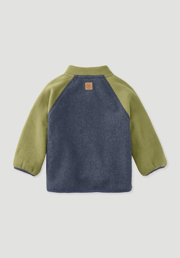 Soft fleece jacket made from pure organic cotton - 1