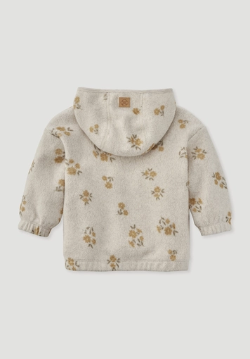 Fleece jacket made of pure organic cotton - 1