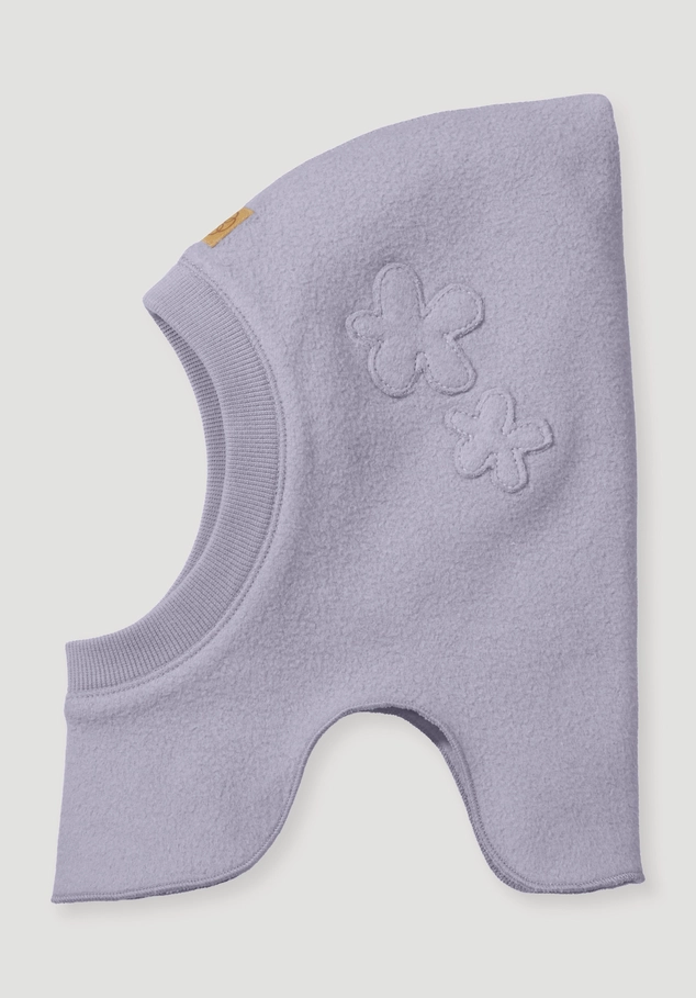 Soft fleece hat made of pure organic cotton