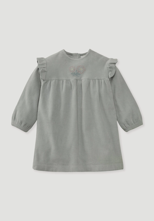 Corduroy dress made from pure organic cotton