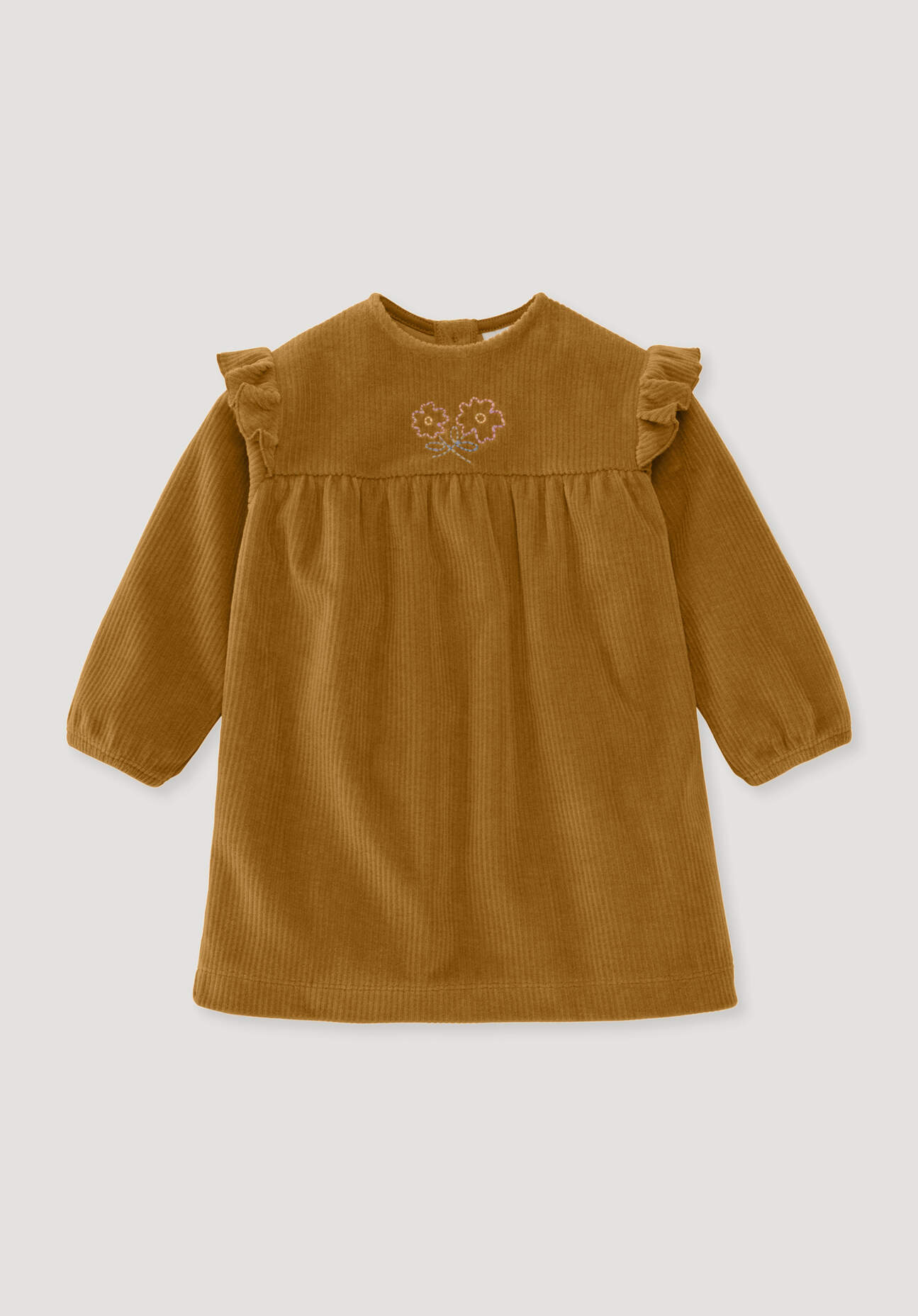 hessnatur Baby Cord Kleid aus Bio-Baumwolle - braun Grösse62/68