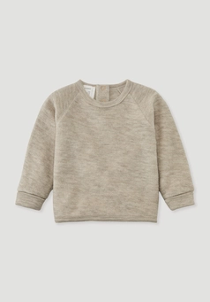 Wollfrottee Sweatshirt Raglan aus reiner Bio-Merinowolle