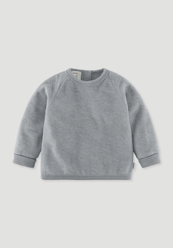 Wool terry sweatshirt raglan made from pure organic merino wool Wool terry sweatshirt raglan made from pure organic merino wool