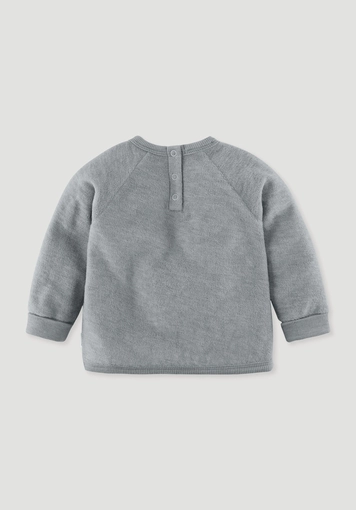 Wollfrottee Sweatshirt Raglan aus reiner Bio-Merinowolle - 1