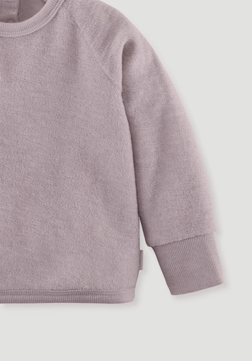 Wool terry sweatshirt raglan made from pure organic merino wool - 2