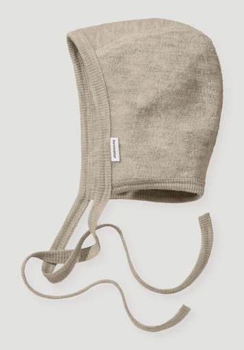 Häubchen Wollfrottee aus reiner Bio-Merinowolle Häubchen Wollfrottee aus reiner Bio-Merinowolle