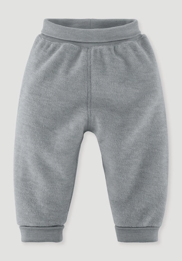 Wool terry trousers made from pure organic merino wool Wool terry trousers made from pure organic merino wool