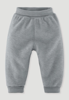 Wool terry trousers made from pure organic merino wool