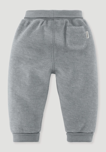 Wool terry trousers made from pure organic merino wool - 1