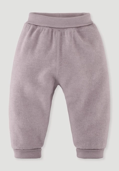 Wool terry trousers made from pure organic merino wool