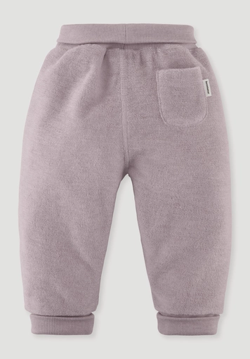 Wool terry trousers made from pure organic merino wool - 1