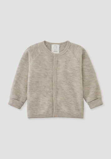 Wollfrottee Jacke aus reiner Bio-Merinowolle Wollfrottee Jacke aus reiner Bio-Merinowolle