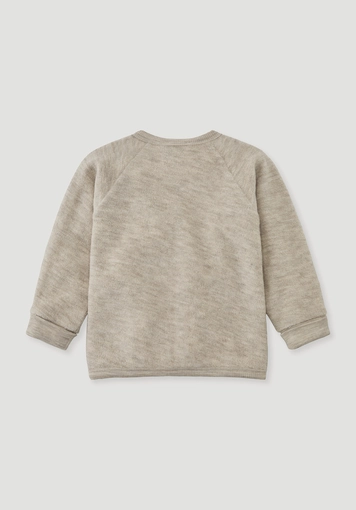 Wool terry jacket made from pure organic merino wool - 2