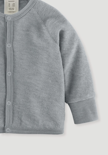Wool terry jacket made from pure organic merino wool - 2
