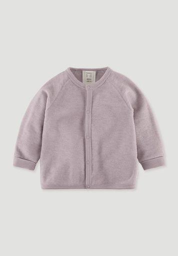 Wollfrottee Jacke aus reiner Bio-Merinowolle Wollfrottee Jacke aus reiner Bio-Merinowolle
