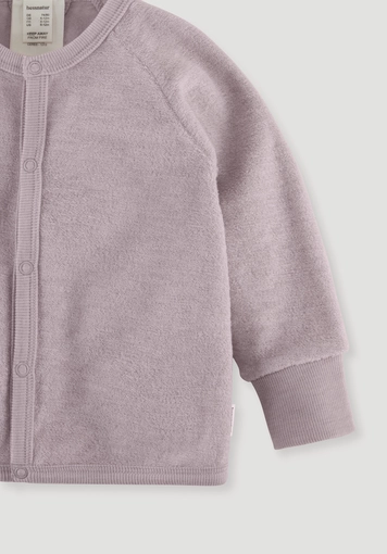 Wool terry jacket made from pure organic merino wool - 2
