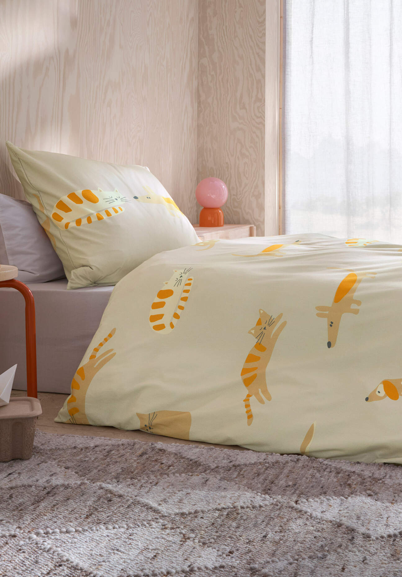 hessnatur Baby Jersey Bettwäsche aus Bio-Baumwolle - beige Grösse135x200 / 80x80 cm