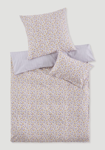 Flannel reversible bedding set made from pure organic cotton - 1