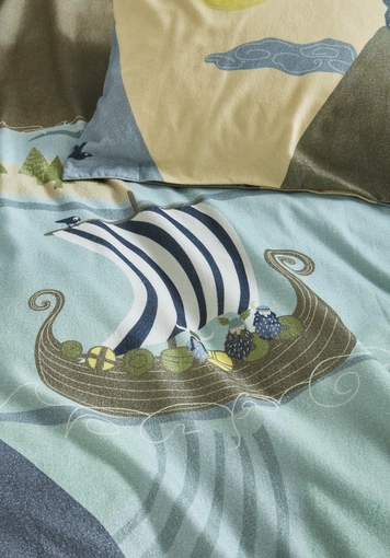 Flannel bedding set made from pure organic cotton - 2