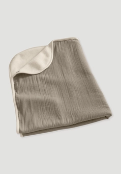 Wende-Decke Softfleece mit Musselin aus reiner Bio-Baumwolle