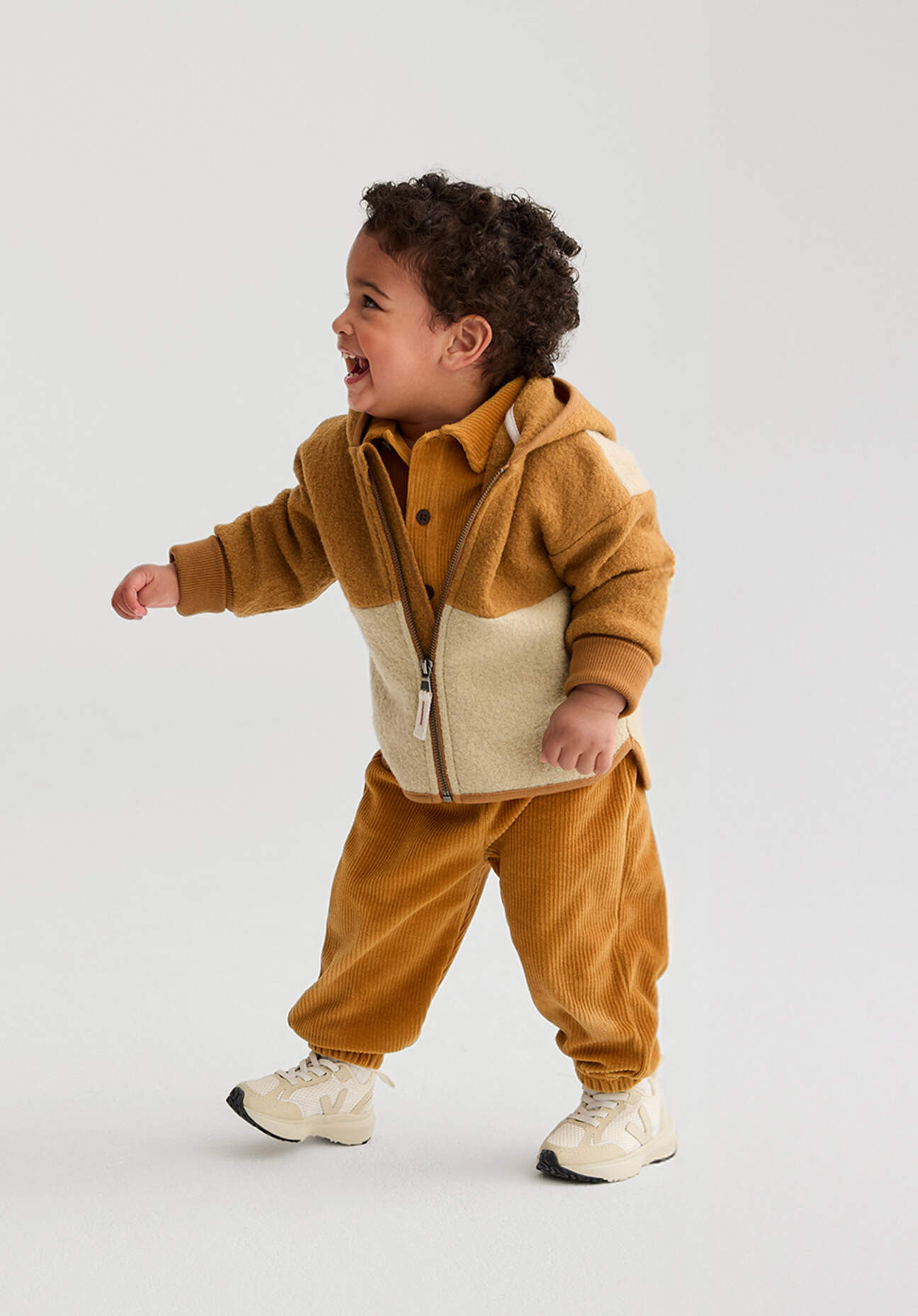 hessnatur Baby Cord Hose aus Bio-Baumwolle - braun Grösse86/92